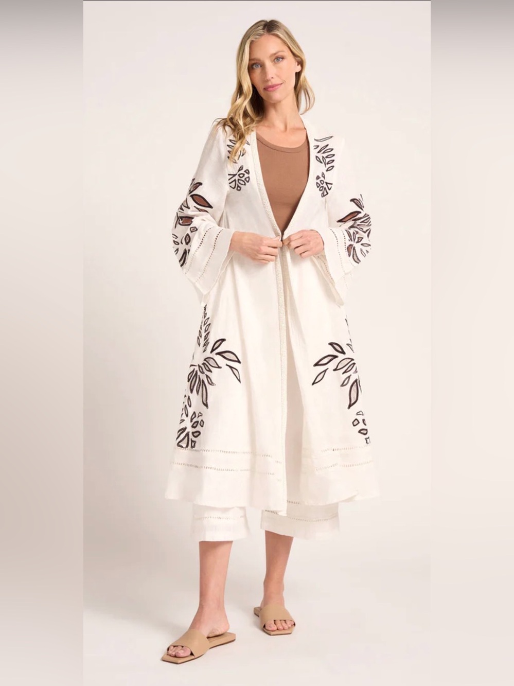 New Matty M Sophie Embroidered Duster
